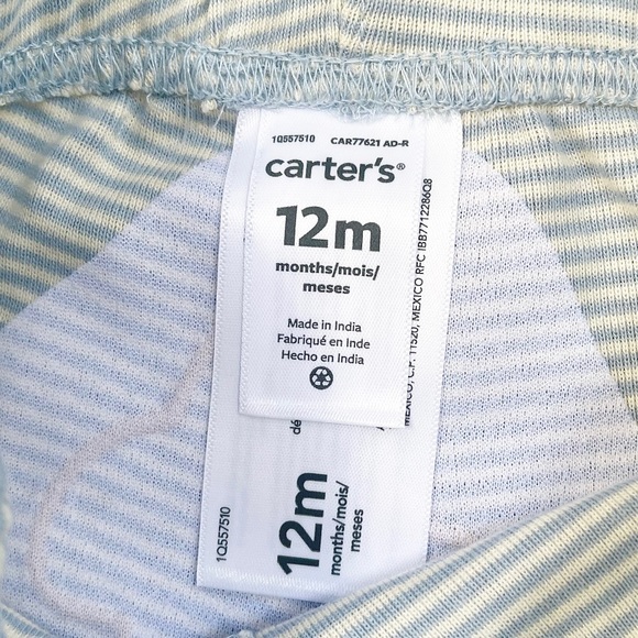 Carter’s | Baby 2-Piece Blue & Cream ‘My First Easter’ Bodysuit Pant Set *NWT* - Picture 9 of 11